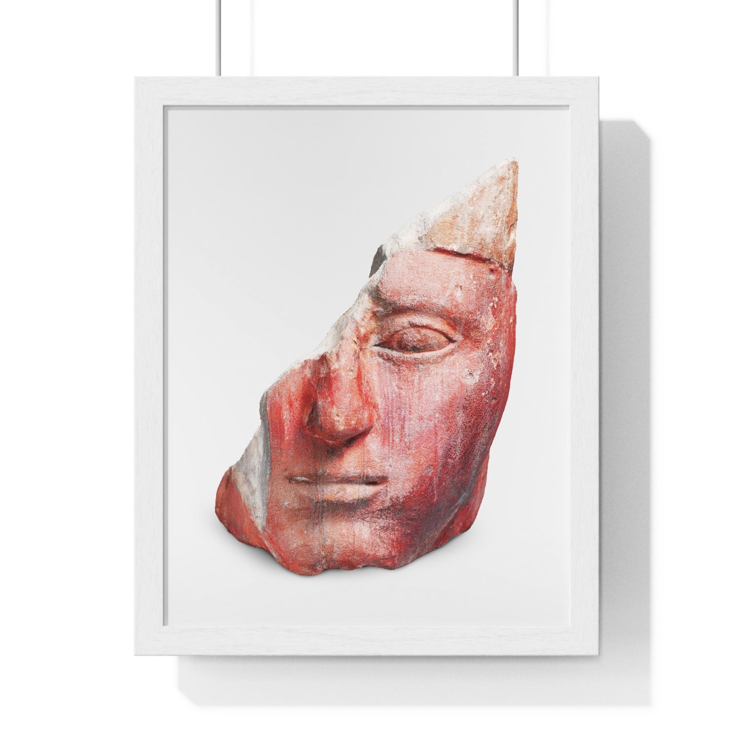 Head from a Statue of King Amenhotep I (1525–1504 BC) Framed Art Print