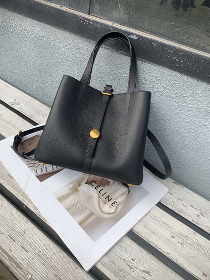 Vireous First Layer Cowhide Tote Genuine Leather Women's Bag