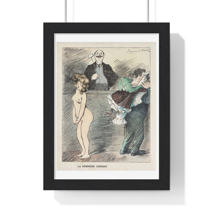 Veilinghouder met een Naakte Vrouw (1905) by Anonymous, from the Original, Framed Art Print