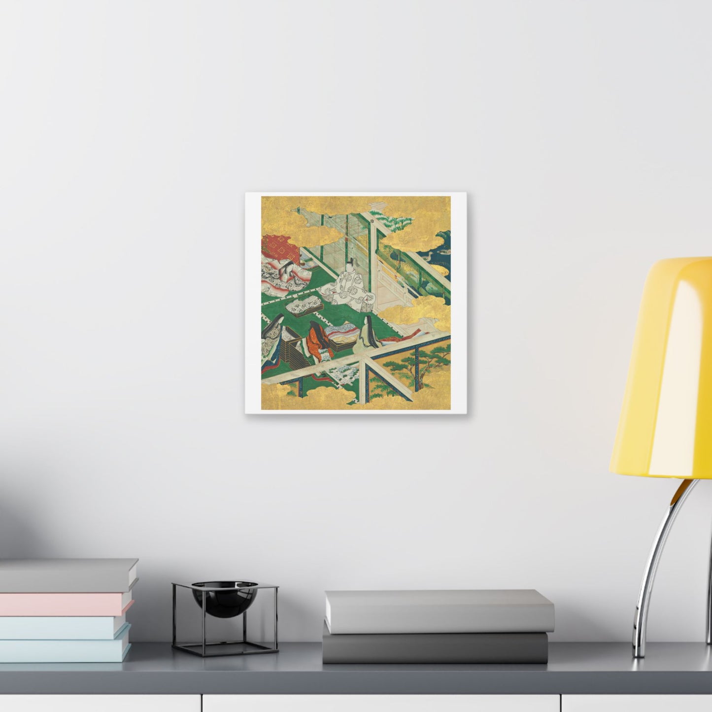Tamakazura 'A Lovely Garland' from The Tale of Genji by Tosa Mitsuyoshi, Japanese Calligraphy, Canvas Art Print