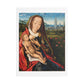 Virgin and Child in a Landscape (1480–90) by Master of the Legend of Saint Lucy, from the Original, Art Print on Canvas