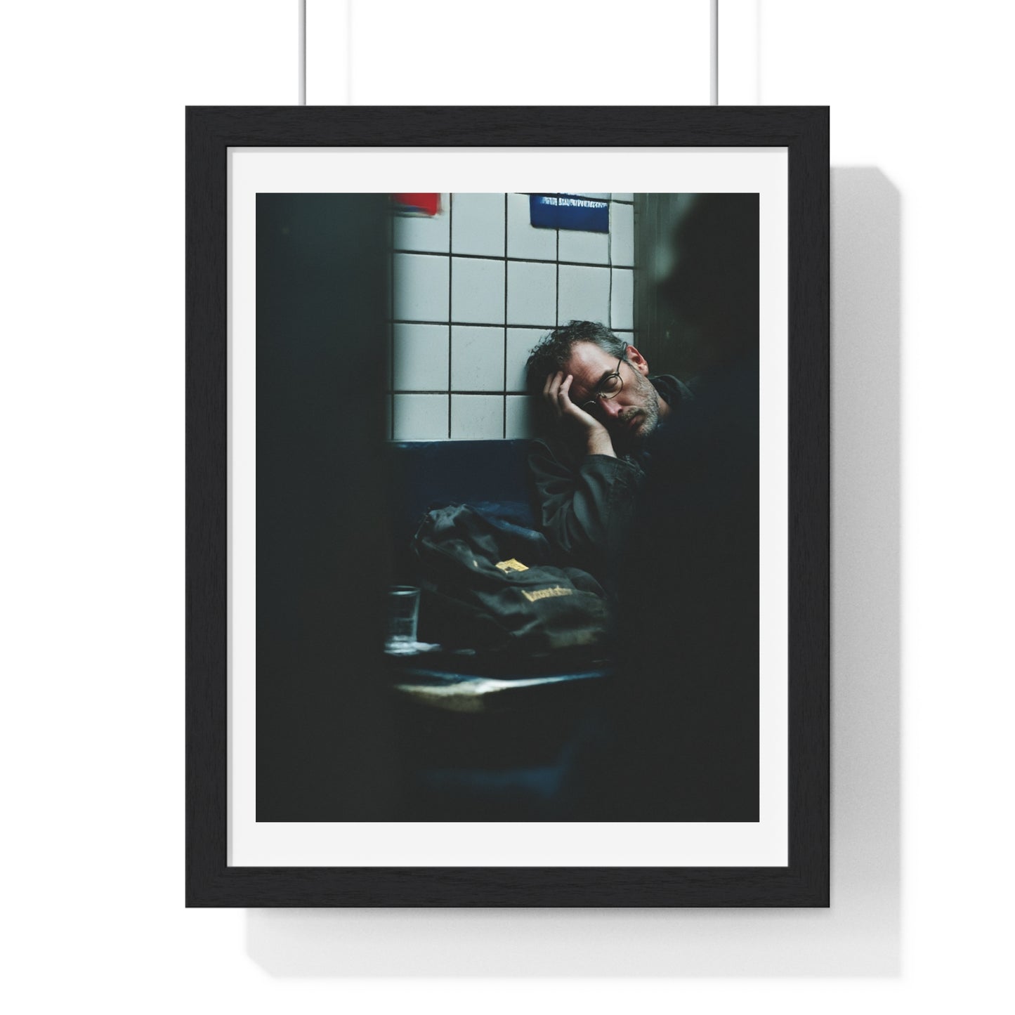 Raw Art Street Scene II 'Designed by AI' Framed Art Print