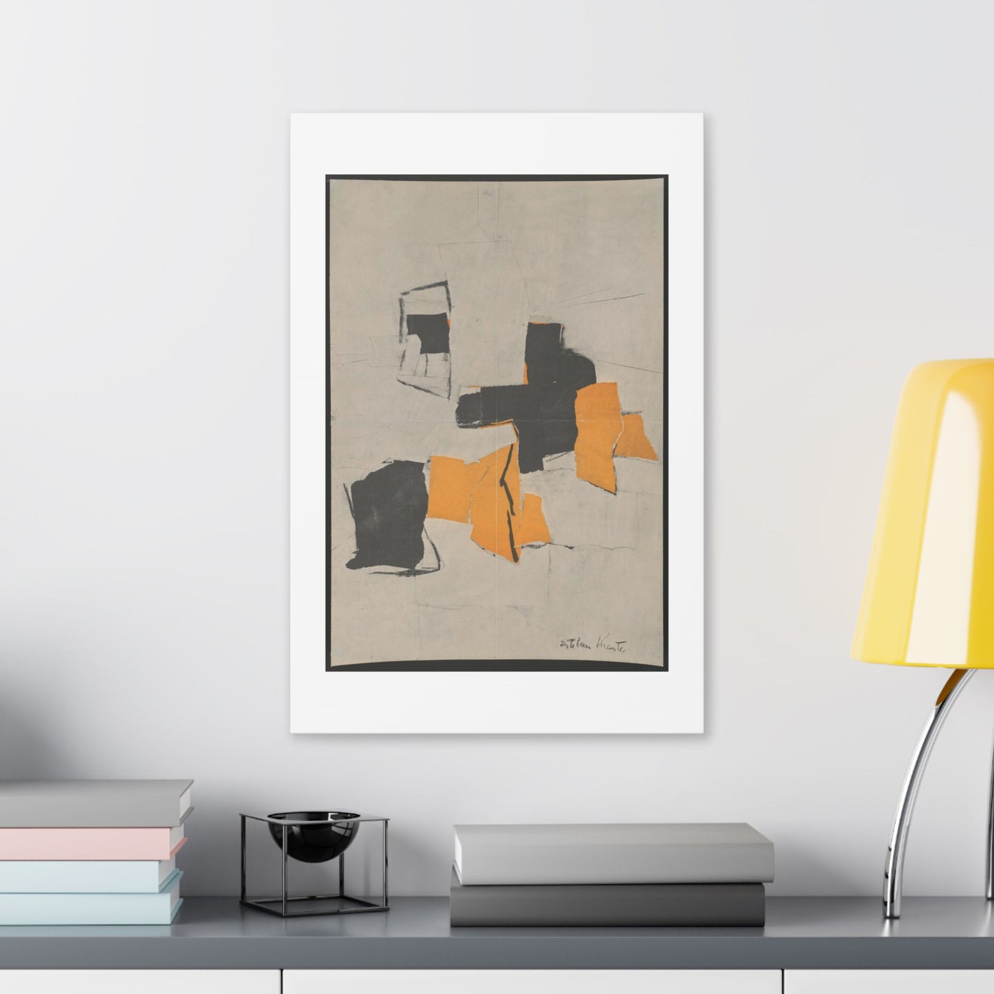 Exhibit (1958) by Esteban Vicente, from the Original, Canvas Art Print