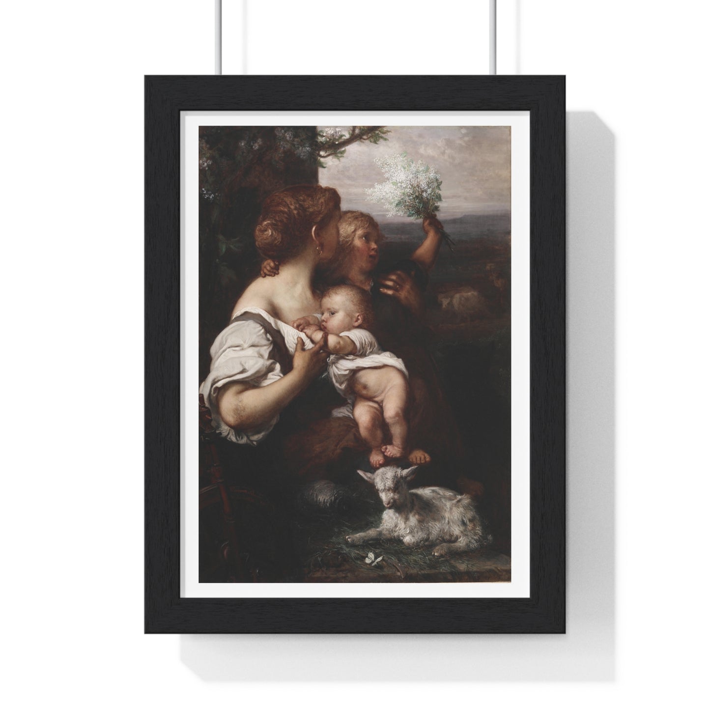 Peace (1872) by Louis Gallait, from the Original, Framed Art Print