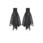 Dark in Love Seraphine Black Lace Ruffle Arm Warmer Sleeves