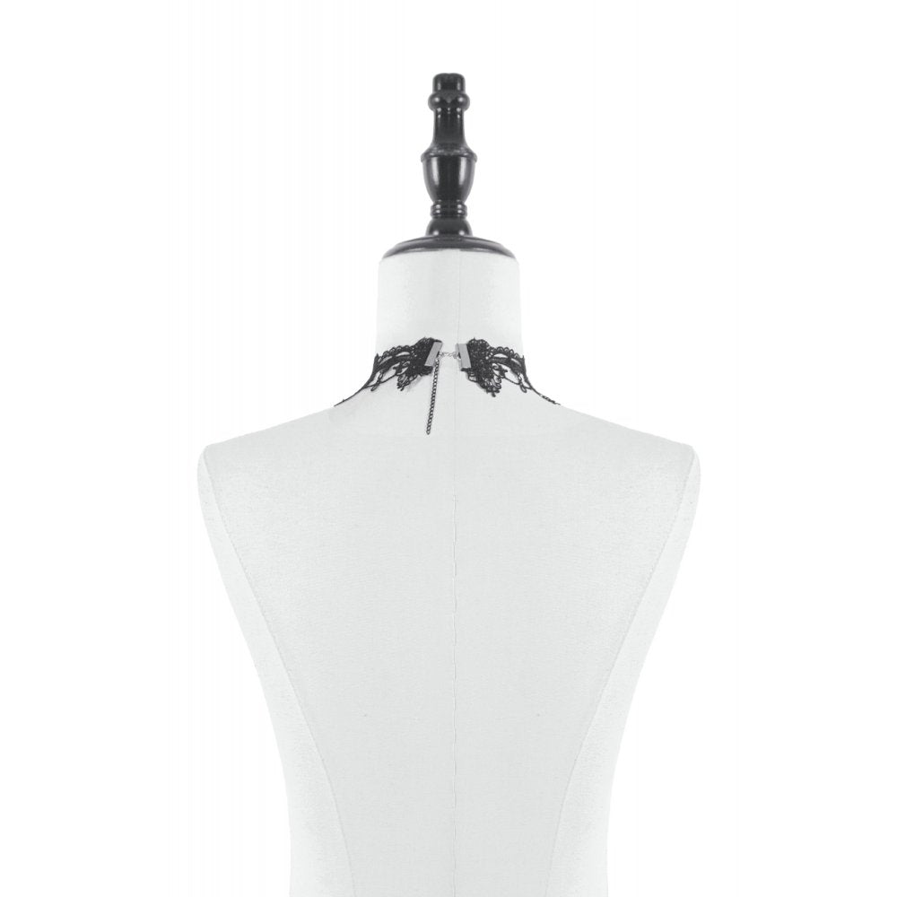 Dark In Love Adelina Vintage Lace-Layered Choker