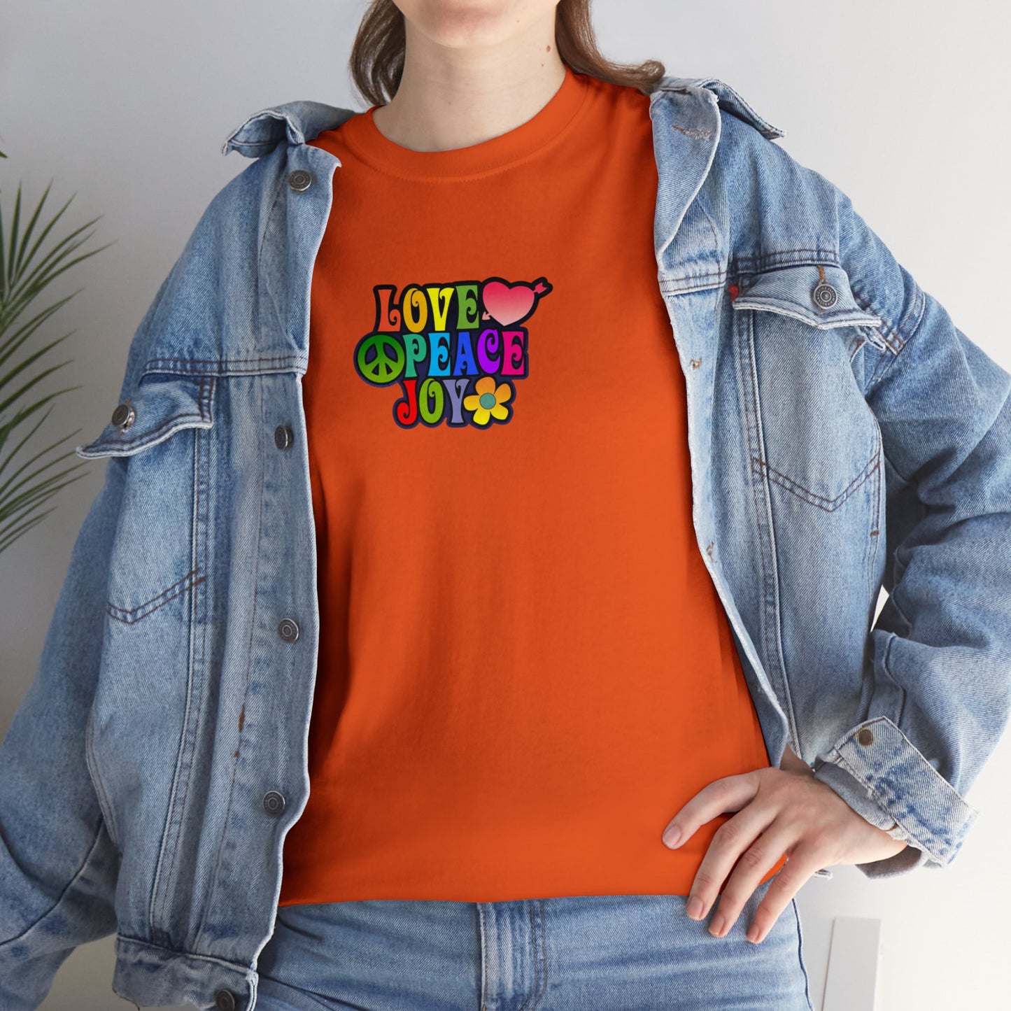 Love and Peace and Joy Psychedelic T-Shirt