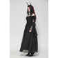 Dark in Love Millicent Black Tulle Feather Fantasy dress
