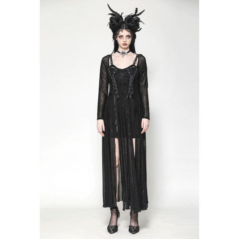 Dark in Love Jax Elegant Spider Long Dress