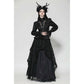 Dark in Love Felicity Gothic Lacy Zip-Up Tailcoat Shirt