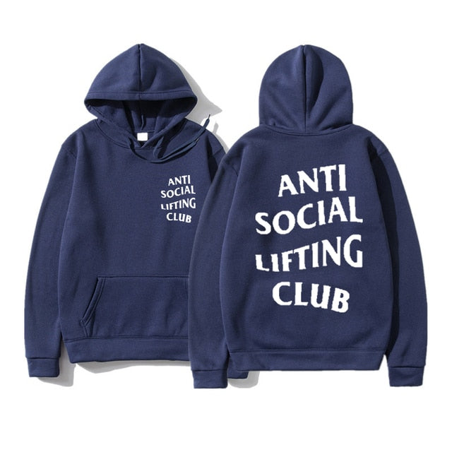 Anti Social Lifting Club Sweatshirt Hoodie Unisex