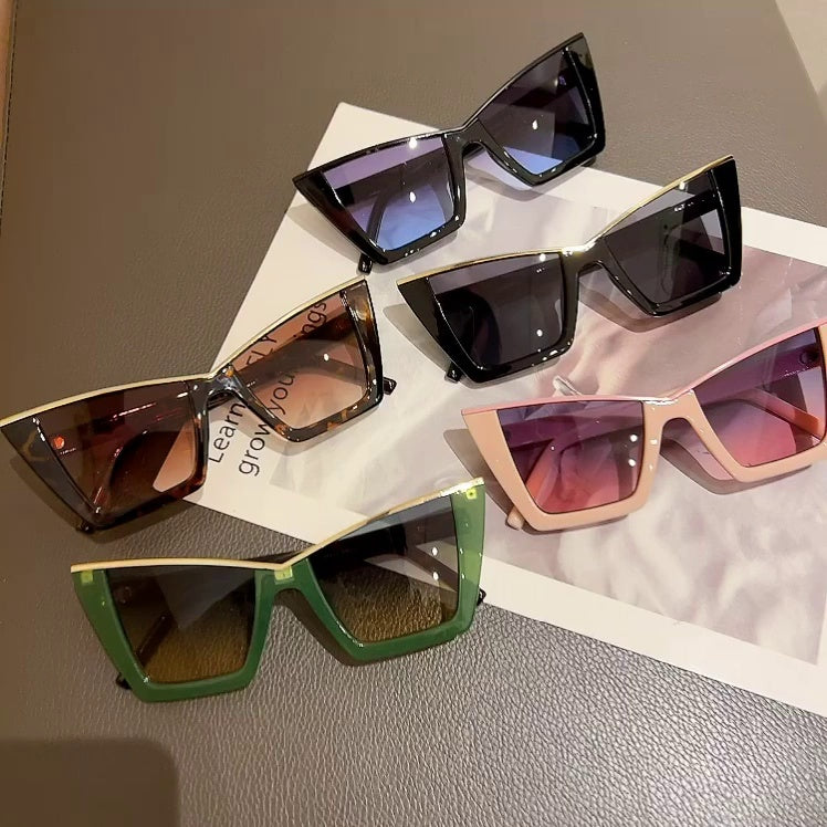 New Season Large Frame Cat's Eye Sunglasses