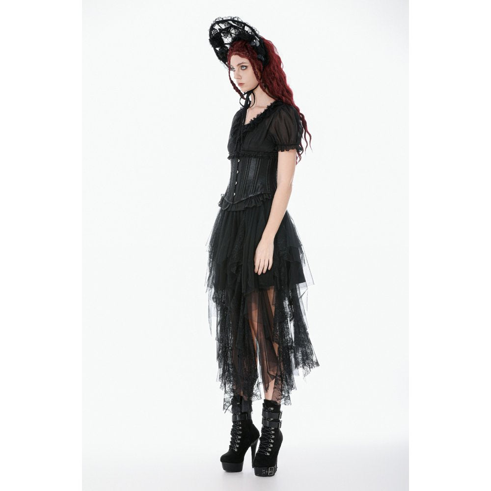Dark in Love Dark Fairy Lace Midi Skirt