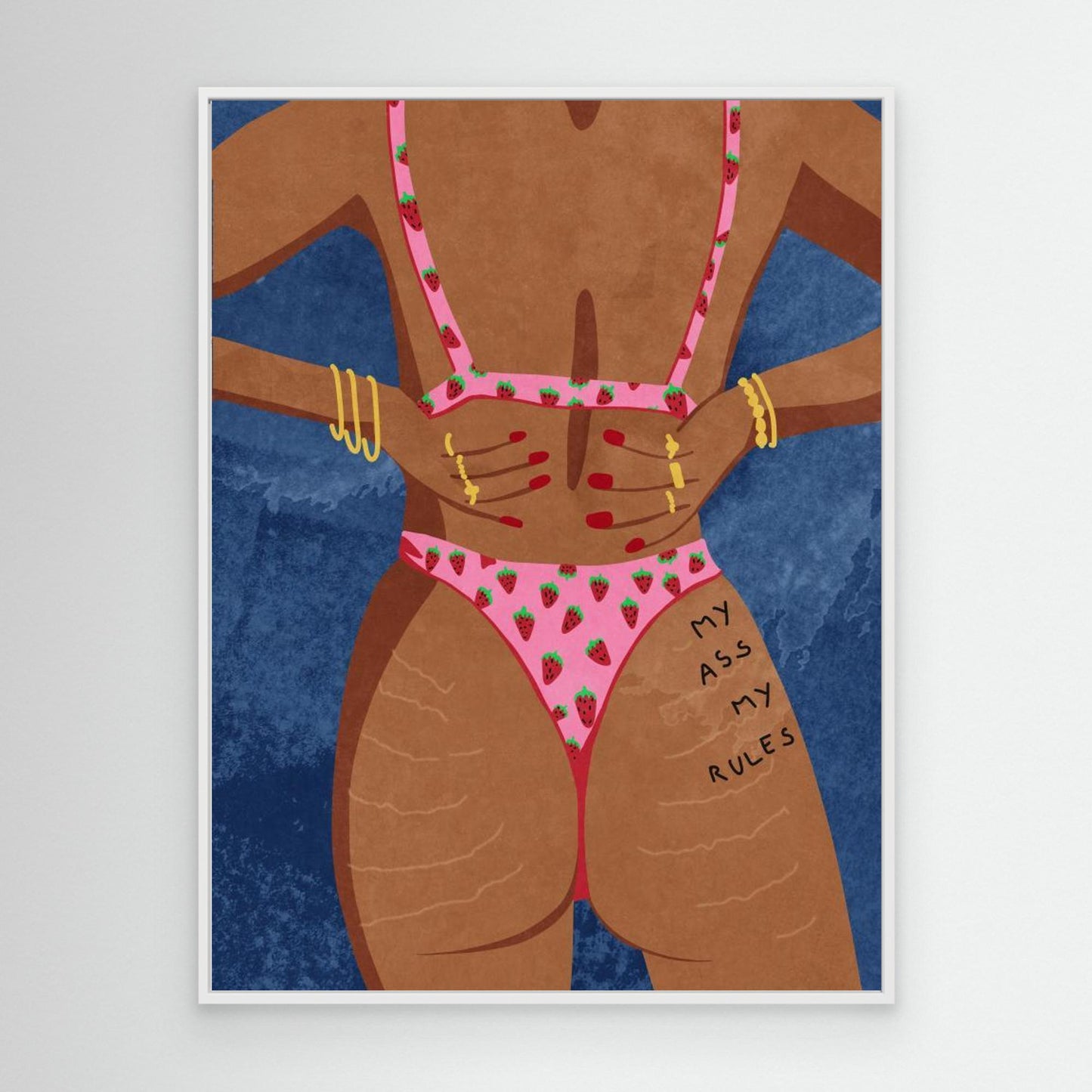 My Ass, My Rules by Raissa Oltmanns, Canvas Art Print