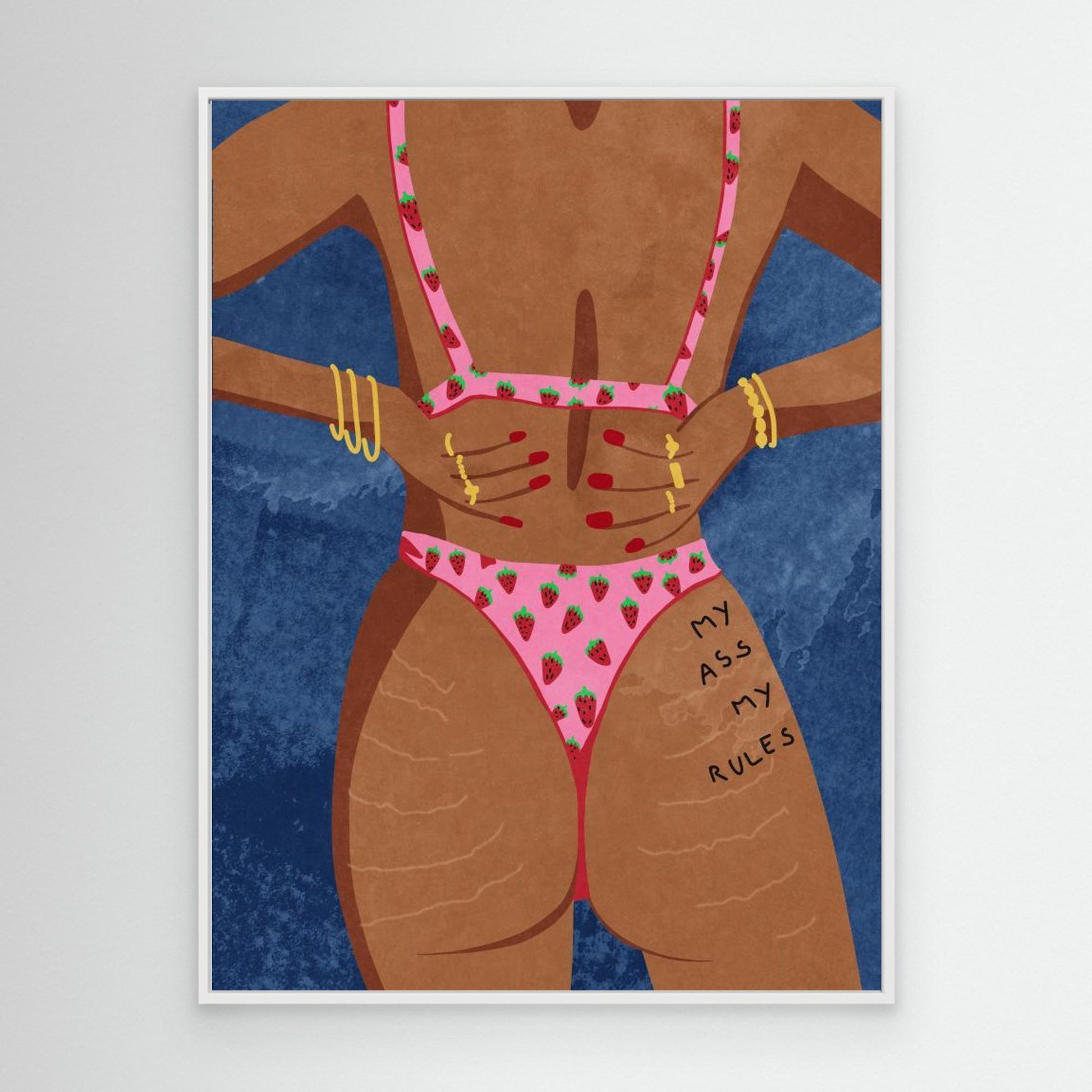 My Ass, My Rules by Raissa Oltmanns, Canvas Art Print