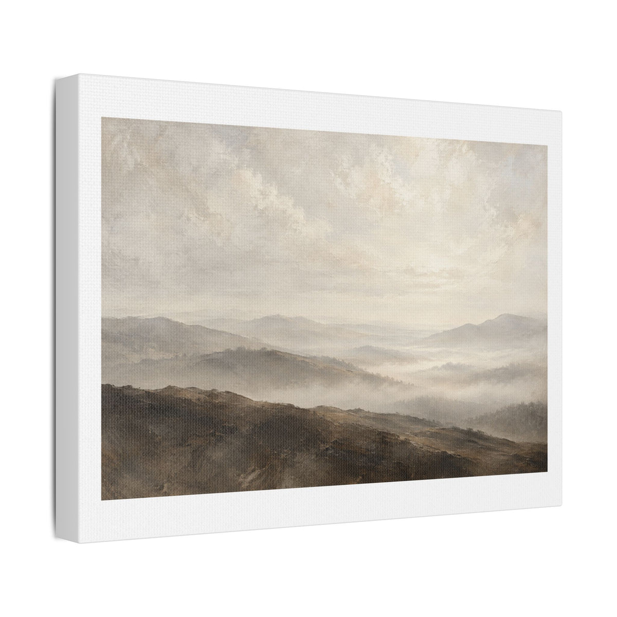 Veil of the Hills, Large Decor Art Print on Canvas