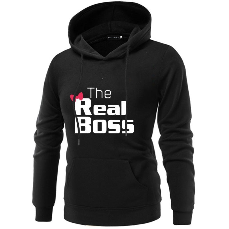 The Boss and The Real Boss Couple's Hoodies, His and Hers Gift