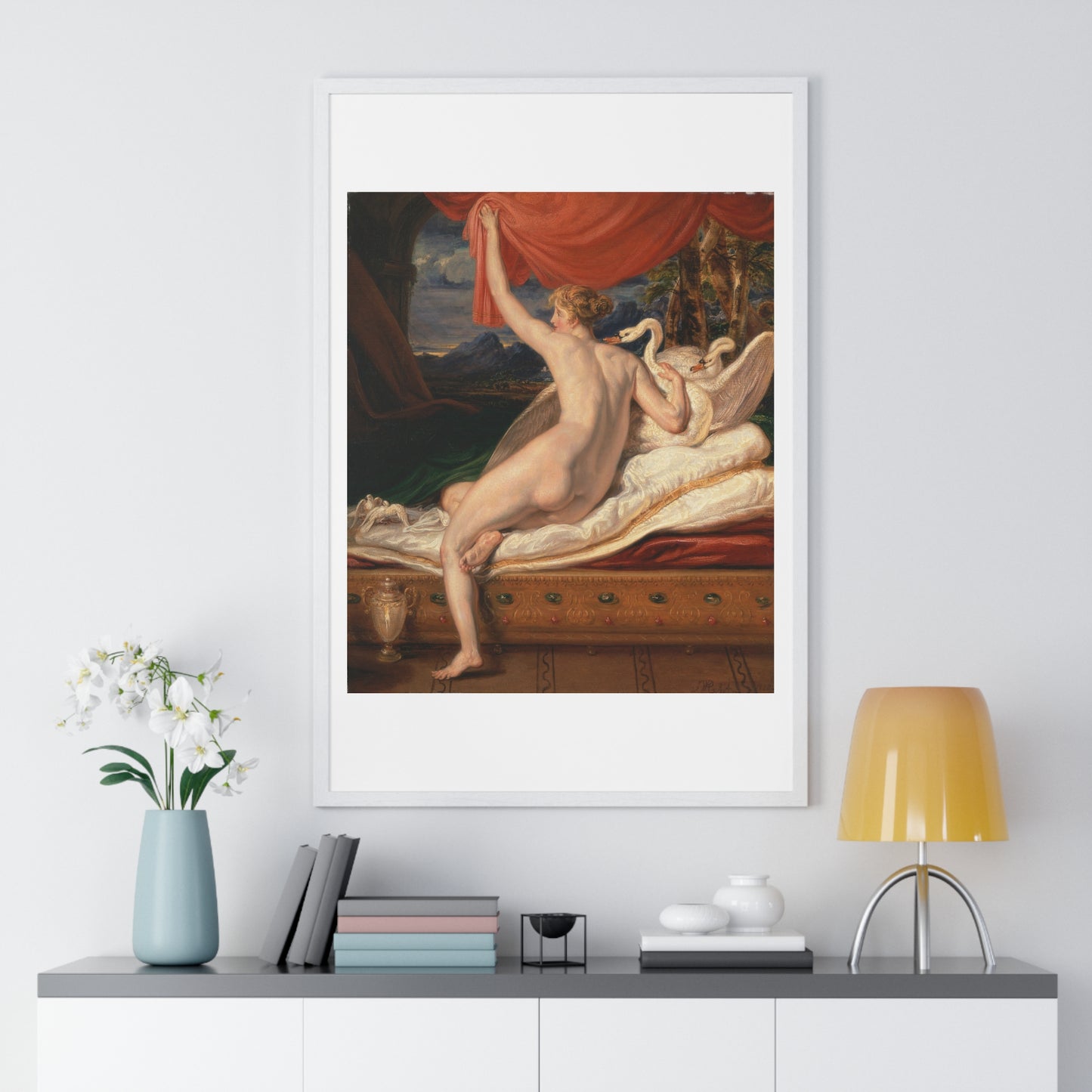 Venus Rising from her Couch (1828) by James Ward, from the Original, Framed Art Print