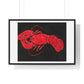 Lobster on Black Background (1940–1941) by Marsden Hartley, from the Original, Framed Art Print