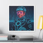 Elton Tron Absurdist Art 'Designed by AI' Canvas Art Print