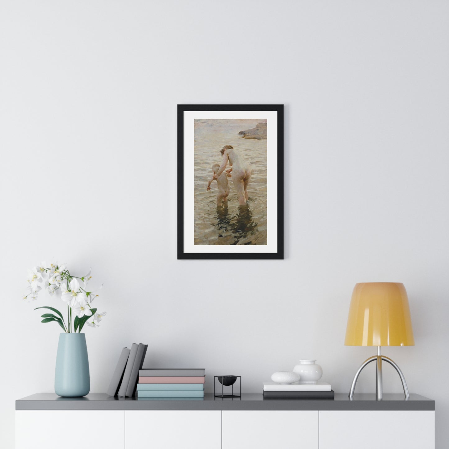 The First Time (1888) by Anders Zorn, from the Original, Framed Art Print