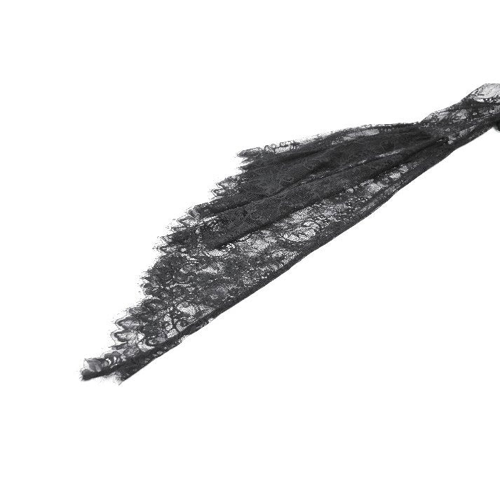 Dark In Love Gothic Lace Bell-Sleeve Cape