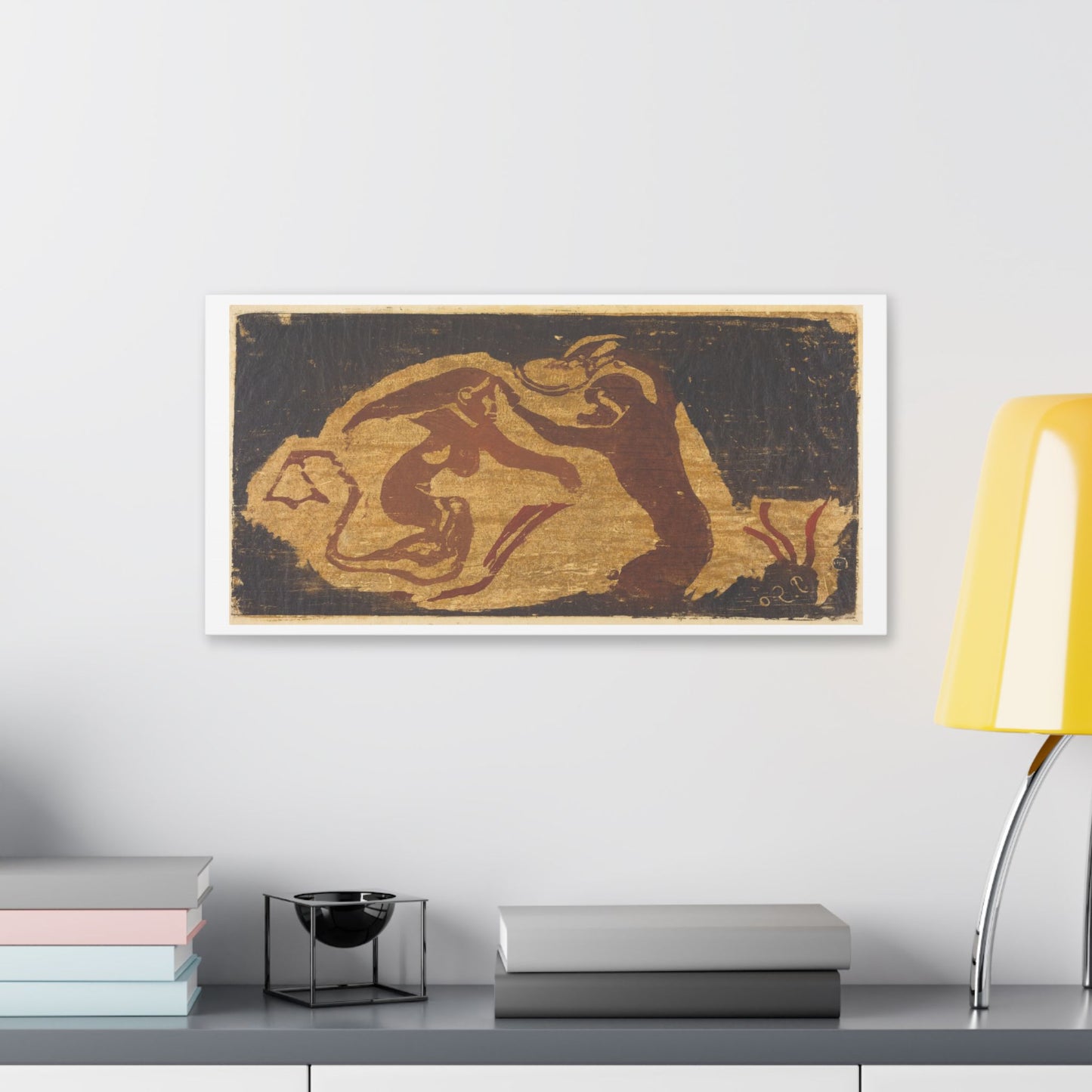 The Mermaid and the Monkey (1848-1903) by Paul Gauguin, from the Original, Canvas Art Print