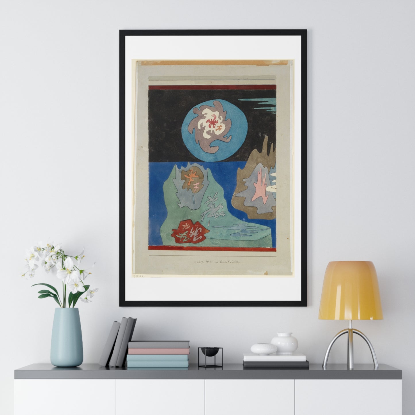 In the Land of Precious Stones (1929) by Paul Klee, from the Original, Framed Art Print