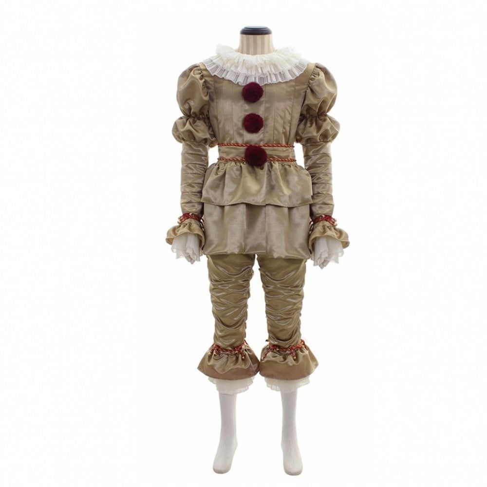 Medieval Clown Joker Full Costume, Adults and Kids