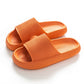 Vireous Block Colour Unisex Beach Thick Flexi Slippers