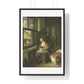 A Mother with her Children (1690) by Cornelis Dusart, from the Original, Framed Art Print