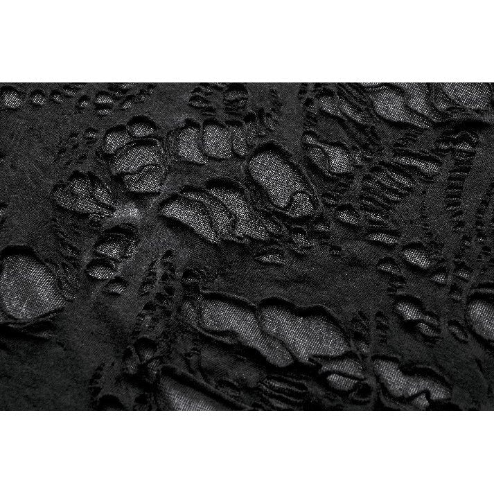 Dark in Love Nyx Distressed Shredded Hooded Poncho