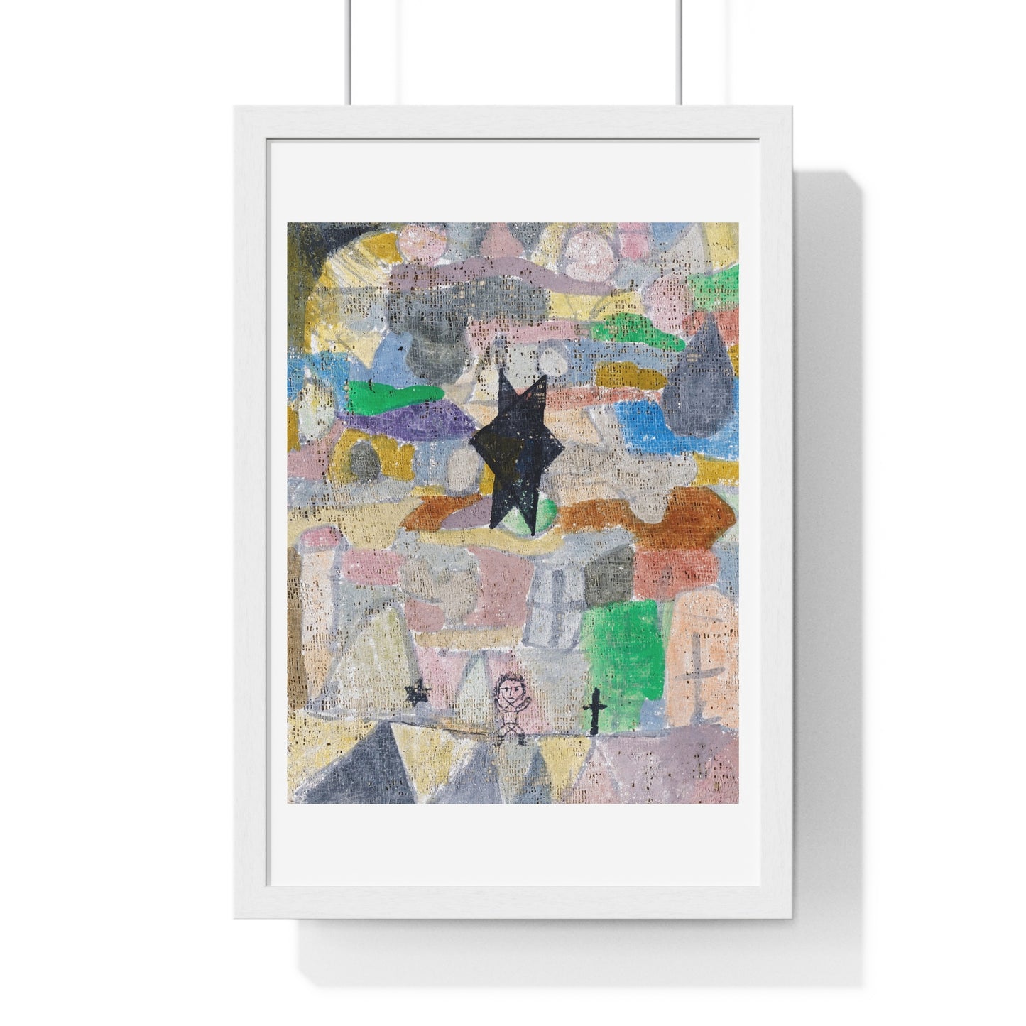 Under a Black Star (1918) by Paul Klee, from the Original, Framed Art Print