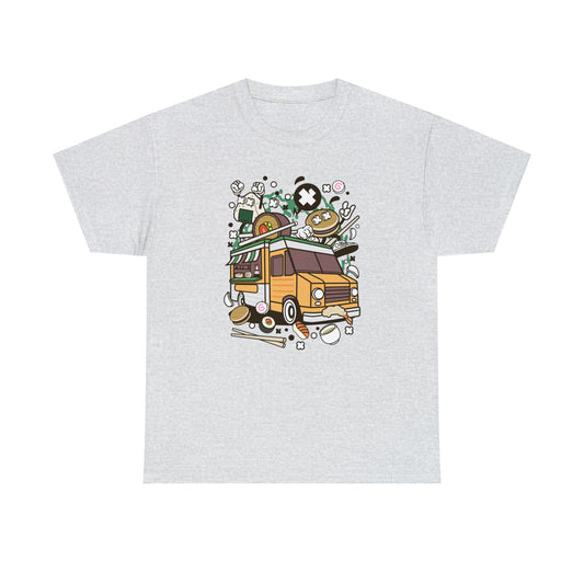 Japanese Food Van Cartoon T-Shirt