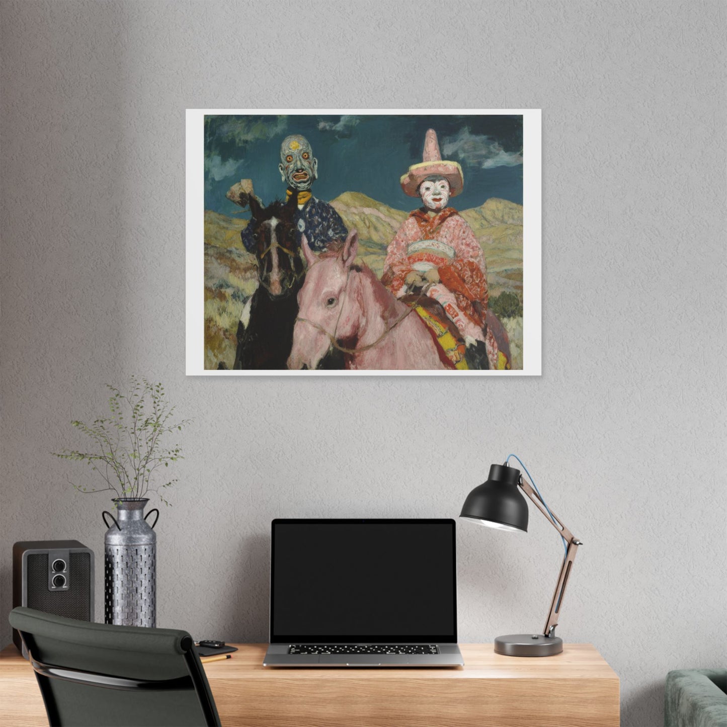How the West Was Won III 'Designed by AI' Canvas Art Print