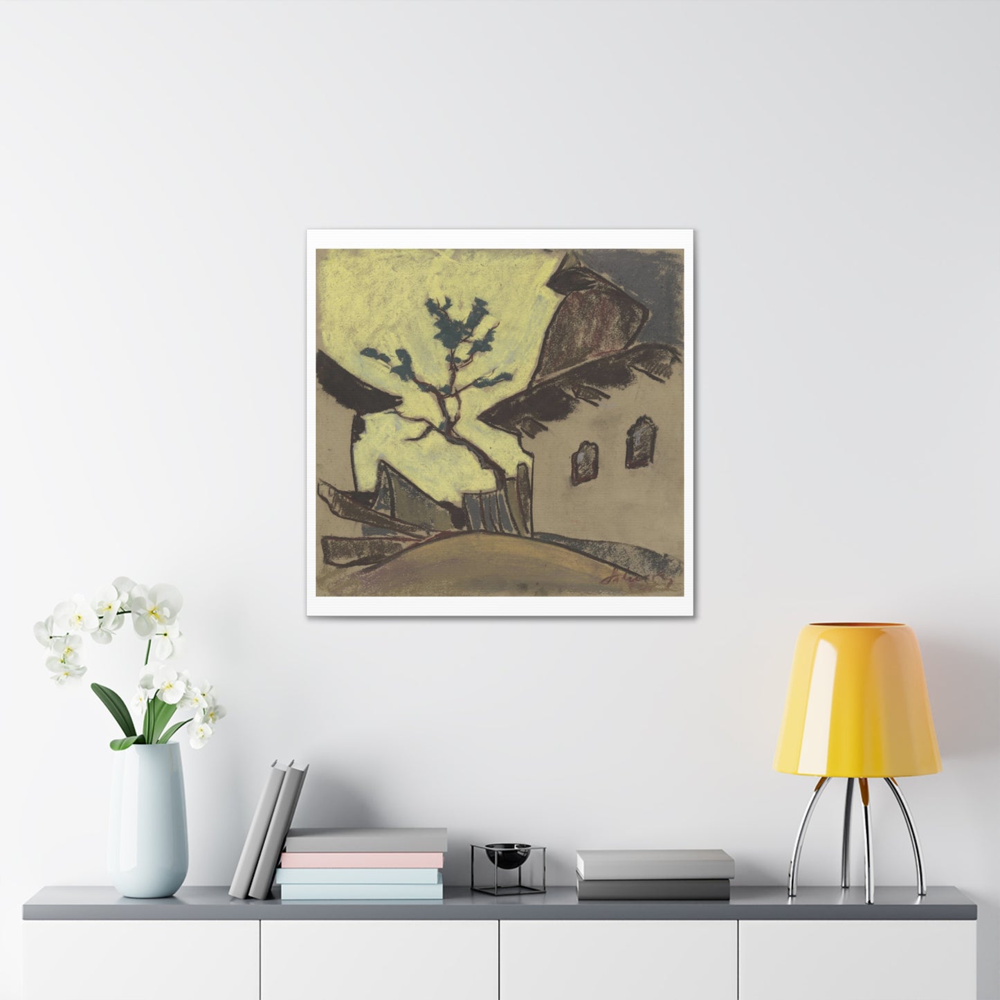 Village Cottage (1931) by Zolo Palugyay Art Print from the Original