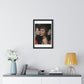 First Love Yourself, Portait Art 'Designed by AI', Framed Art Print