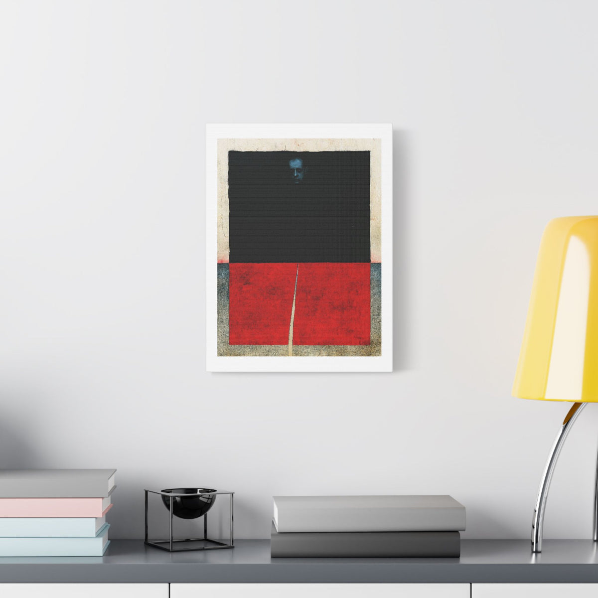 Darkness, Neo-Surrealism, Art Print on Satin Canvas, Stretched