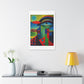 Eye on the Horizon, Picasso Art Style 'Designed by AI' Canvas Art Print