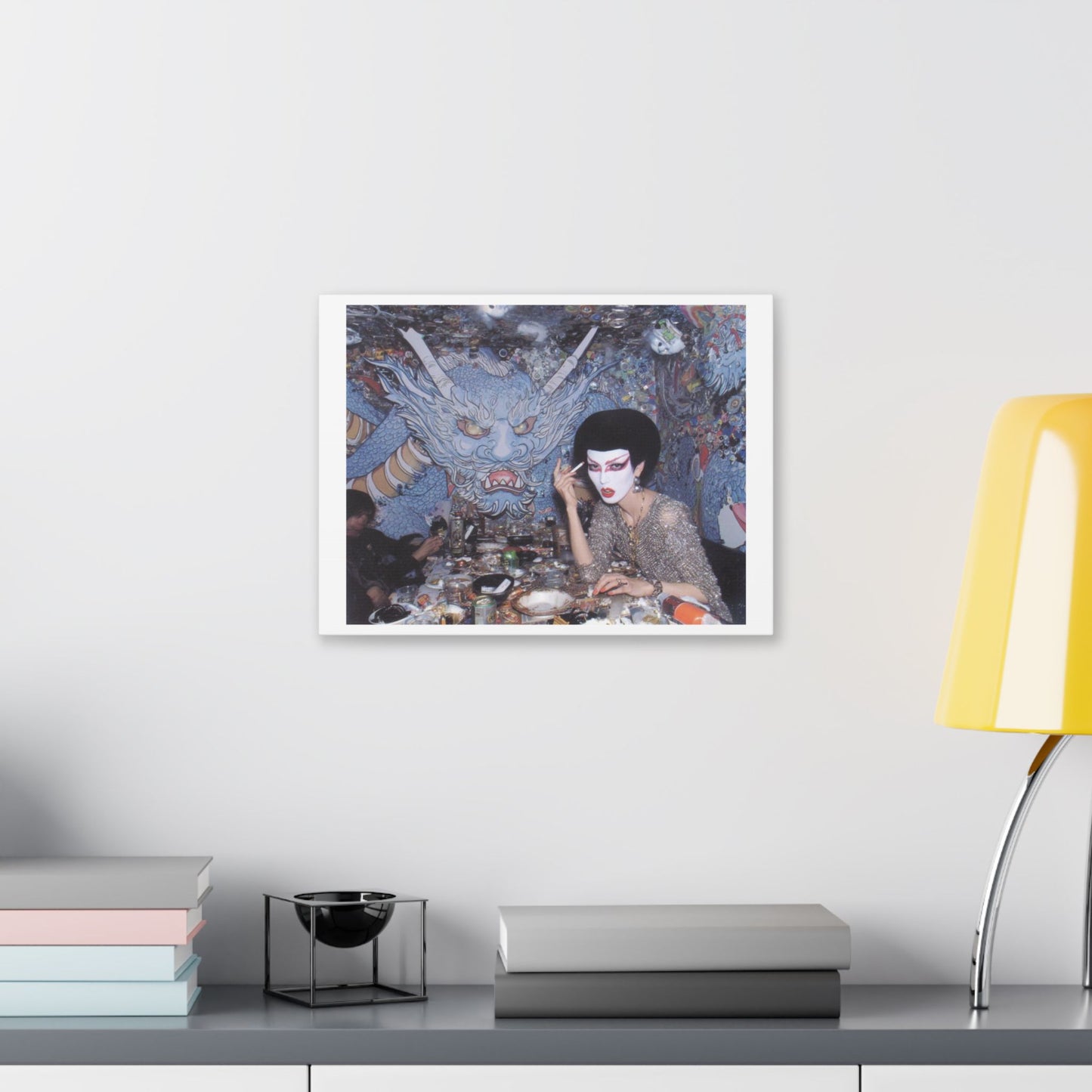 Psychedelic Japan V Abstract Art 'Designed by 'AI Canvas Art Print