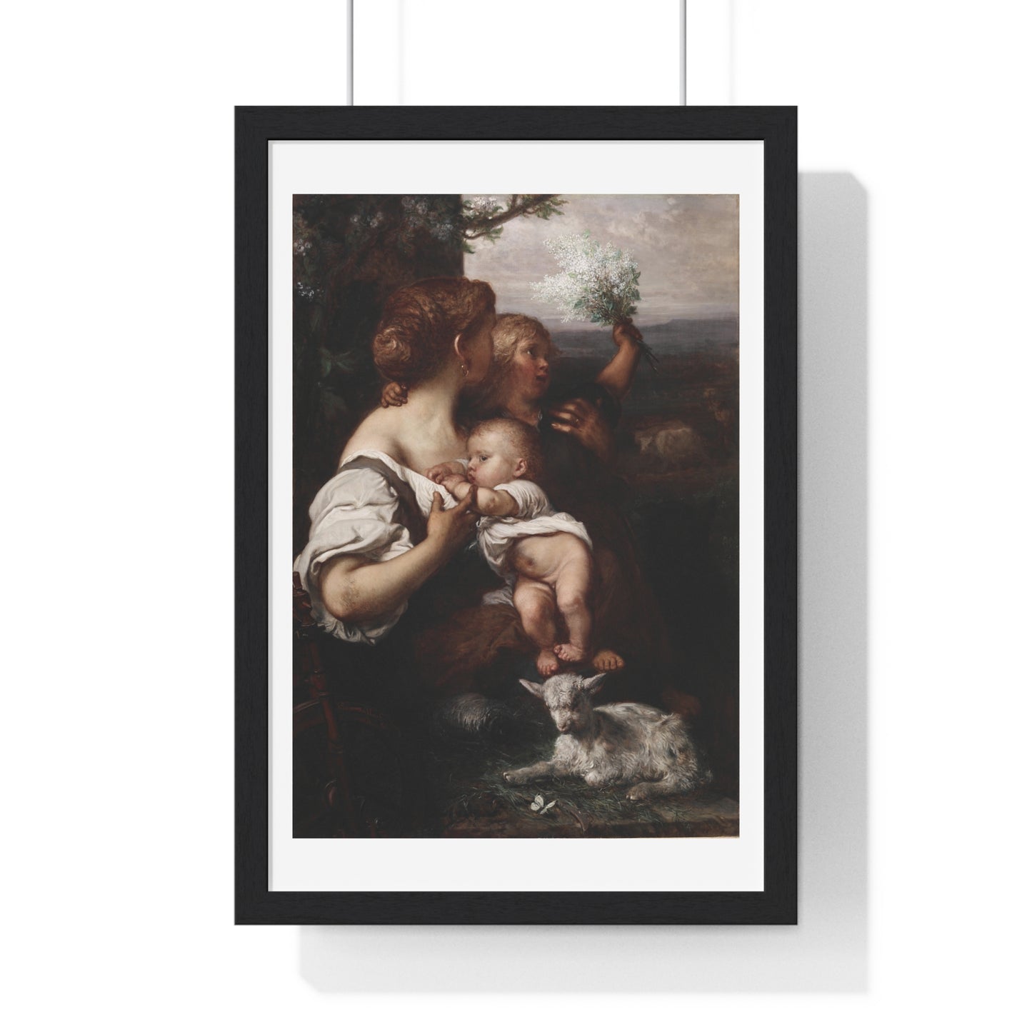 Peace (1872) by Louis Gallait, from the Original, Framed Art Print