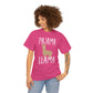 Pyjama Llama Heavy Cotton T-Shirt Quirky Women's Men's