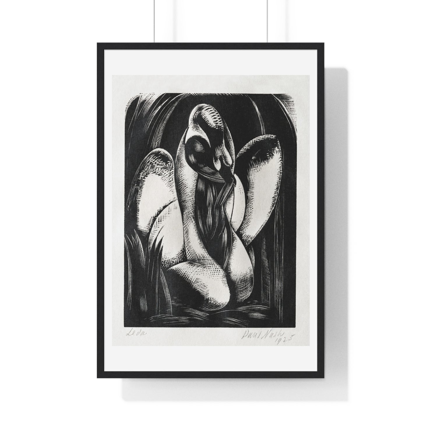 Leda (1925) by Paul Nash, from the Original, Framed Art Print