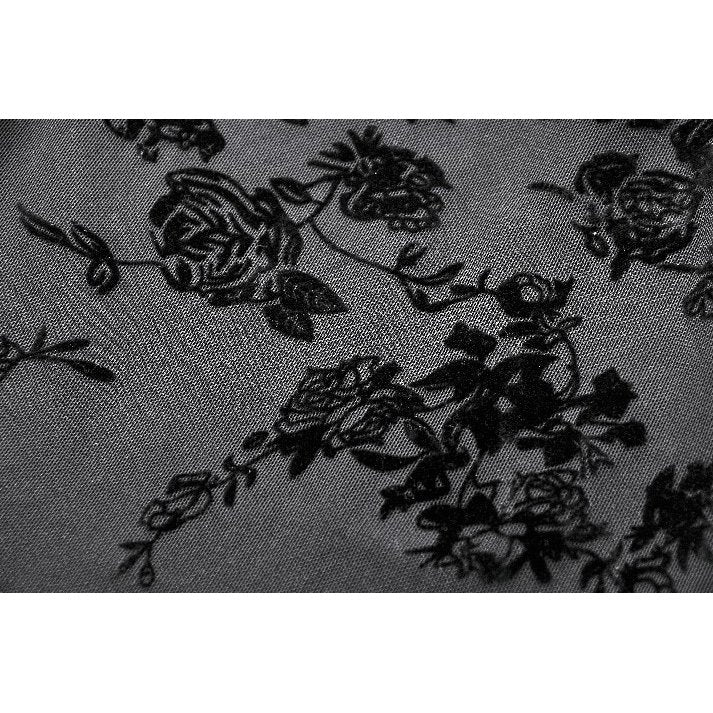 Dark In Love Minerva Bell-Sleeve Lace Dress in Black