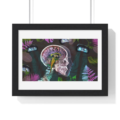 Psychedelics and Virtual Reality Art Framed Print