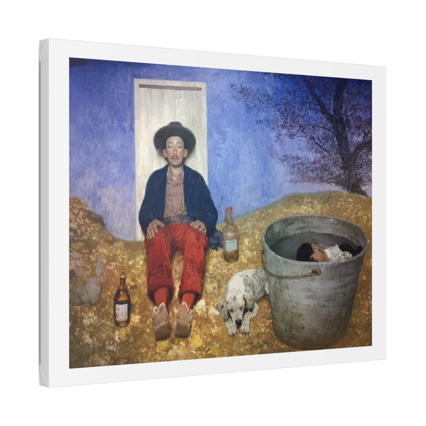 How the West Was Won 'Designed by AI' Canvas Art Print