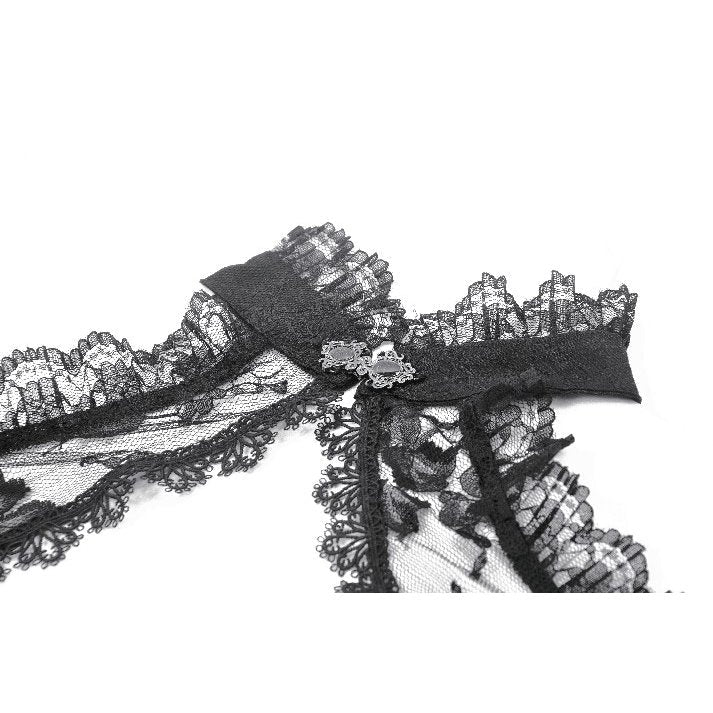 Dark in Love Thalassa Floral Lace Draped Arm Warmer Sleeves