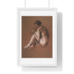 Seated Nude Female Figure by Edwin Austin Abbey from the Original, Framed Art Print