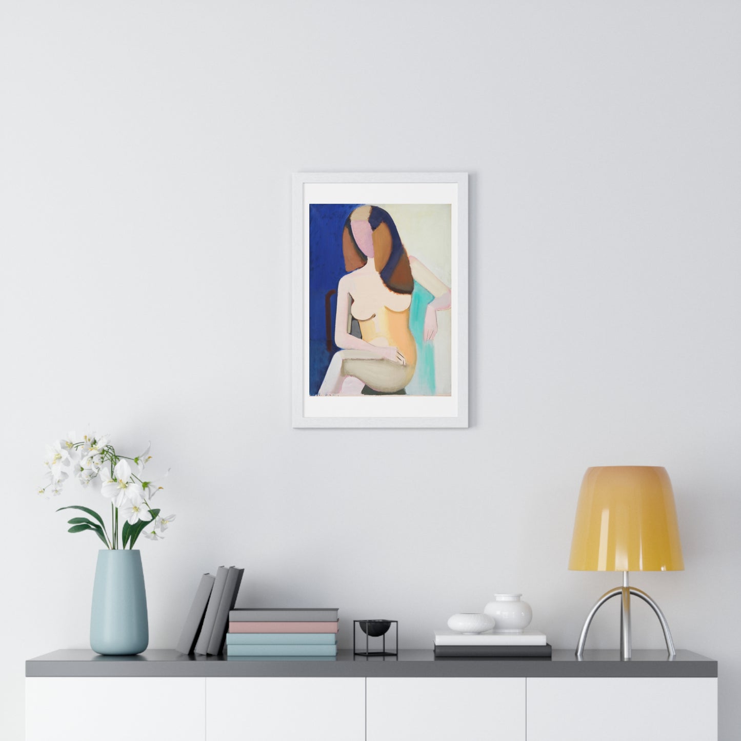 Seated Female Model by Vilhelm Lundstrøm, from the Original, Framed Art Print