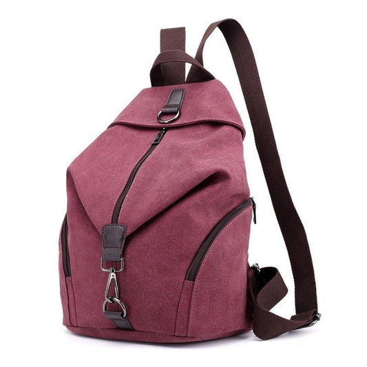 Luara Women's Soft Backpack With Leather Accents